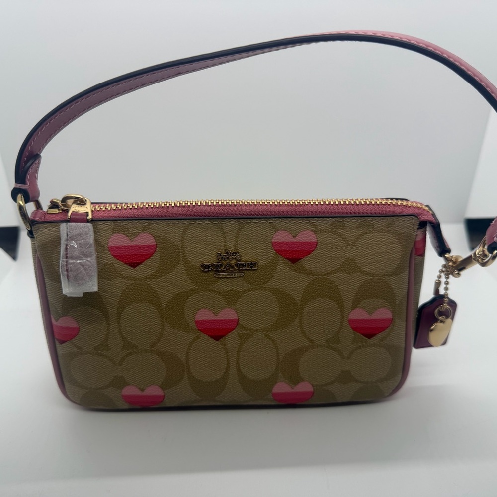 Coach Nolita 19 in signature Canvas with Hearts Bag